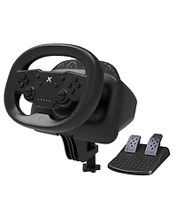Nbcp PS4 Racing Steering Wheel with Pedals – 270° Wireless Gaming Wheel with Dual-Vibration Motors, Bluetooth for Pc, PS4, Switch, PS3, iO
