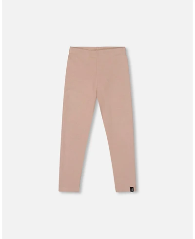 Deux par Baby Girls Super Soft Ribbed Leggings Light Caramel
