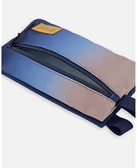 Deux par Deux Boy Double Pencil Case Blue and Beige Gradient - Toddler|Child
