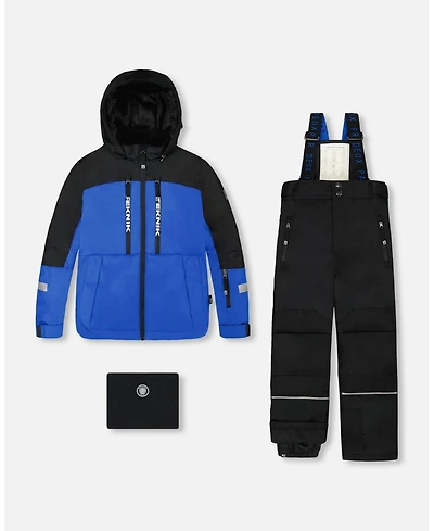 Deux par Big Boys Two-Piece Teknik Snowsuit Royal Blue