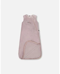 Deux par Baby Girls Plush Sleep Sack Neutral Purple - Baby|Toddler
