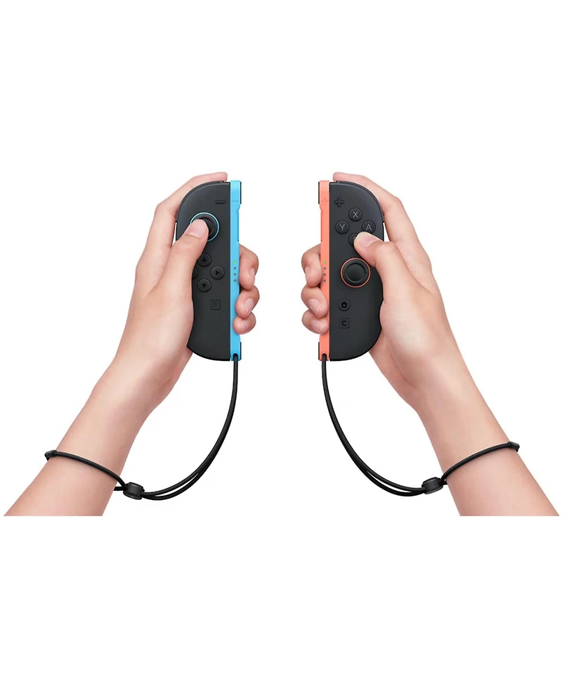 Nintendo Switch 2 Joy-Cons Blue/Red with Bravely Default Flying Fairy Hd and MightySkins Code Bundle