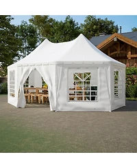 Streamdale Furniture 20x15 Party Tent Heavy Duty Waterproof White