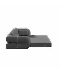 Streamdale Furniture Human Dog Bed Foldable Sofa - Grey