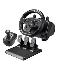 Nbcp Xbox One Racing Wheel with Hall Effect Pedals, 900°/1080° Rotation, Dual-Motor Feedback, Compatible with Xbox, Switch, Pc