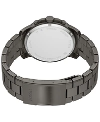 Fossil Men's Grant Chronograph Gunmetal Stainless Steel Watch, 44mm