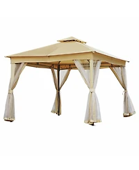 Streamdale Furniture 10x10 Outdoor Gazebo Tent with Netting
