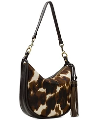 Patricia Nash Calanna Calf Hair Small Hobo Bag