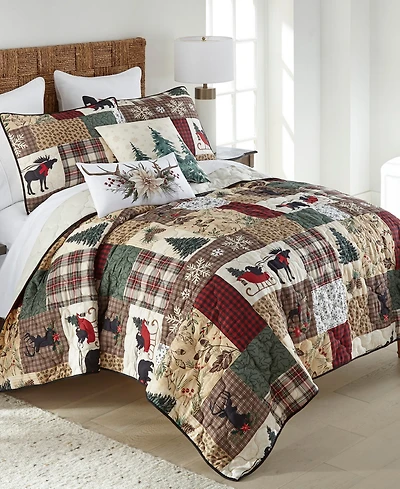 Your Lifestyle Dashing Patchwork 3-Pc. Quilt Set, King