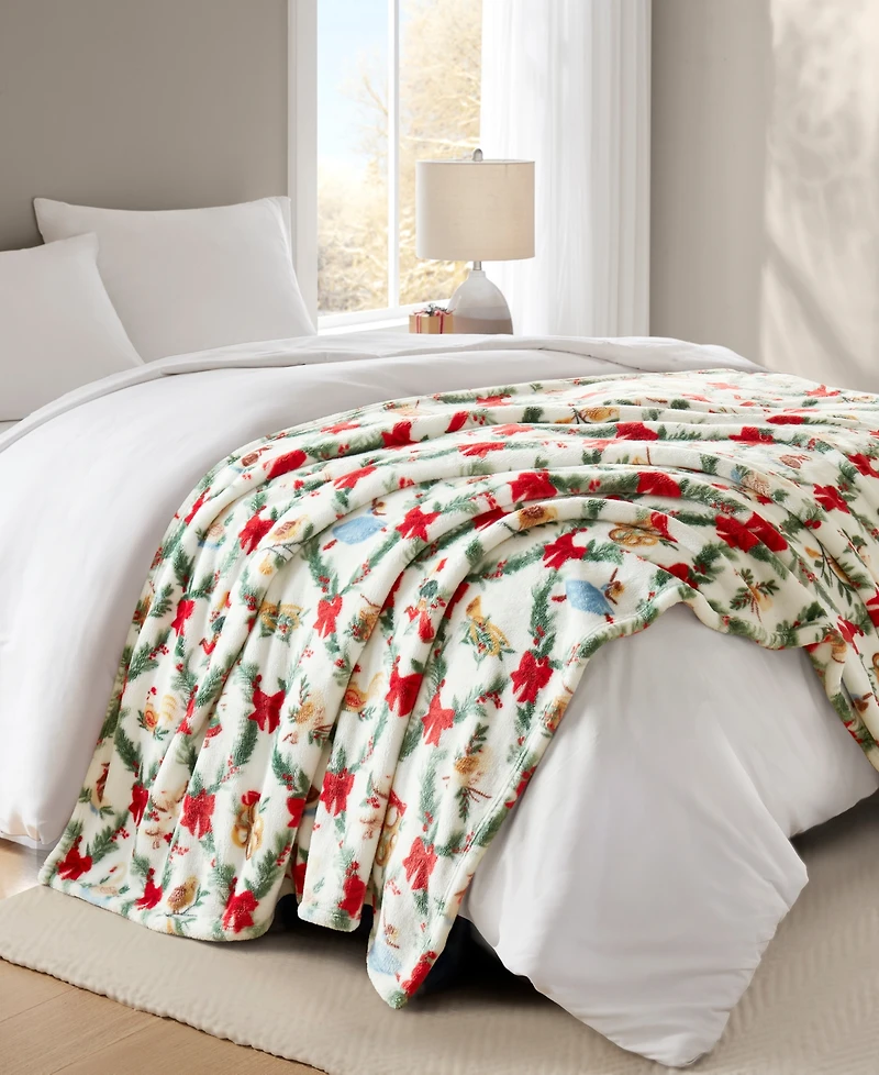 Premier Comfort Cozy Plush Printed Throw Blanket, 50" x 70", Exclusively at Macy's