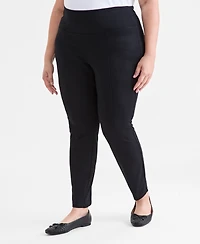 Style & Co Plus Pull-On Ponte Knit Pants, Created for Macy's