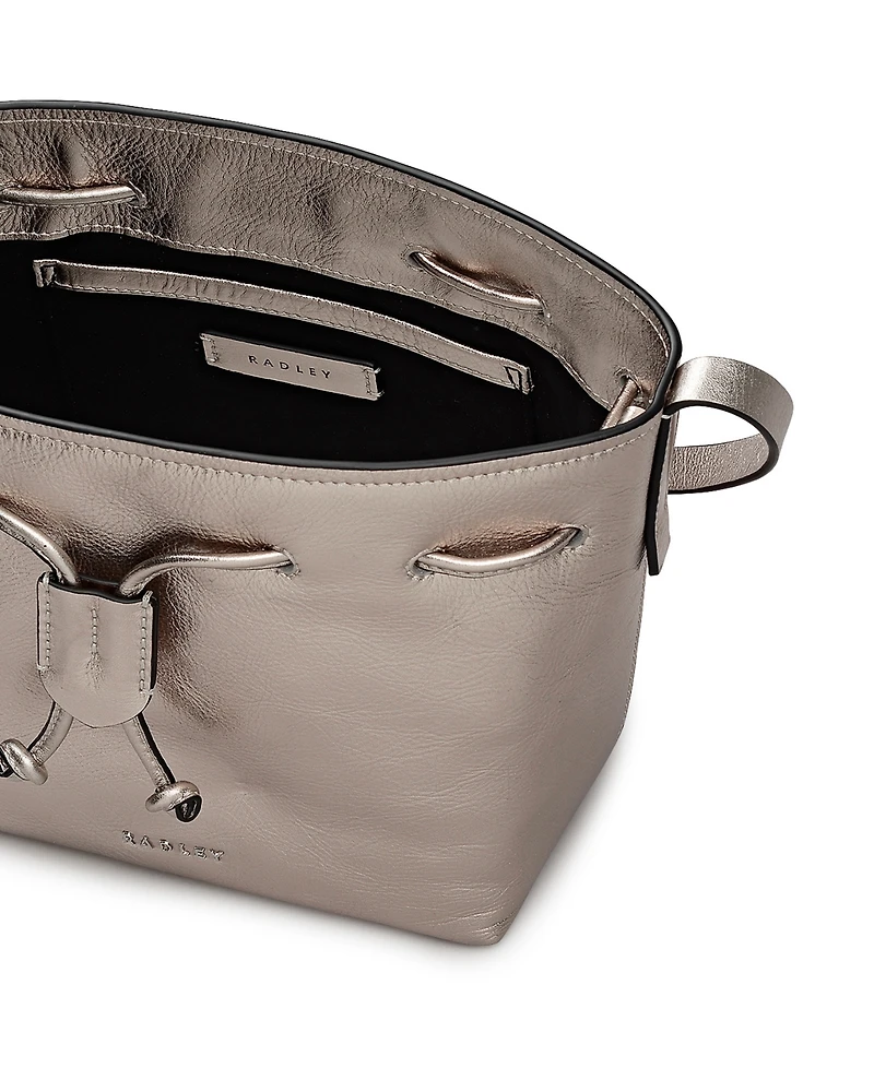 Radley London York Mews Metallic Mini Drawstring Shoulder Bag