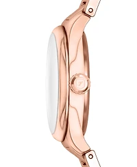 Fossil Women's Gilmore Three-Hand Rose Gold-Tone Stainless Steel Watch, 28mm