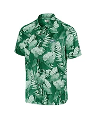 Tommy Bahama Men's Green New York Jets Big Tall Coast Nuevo Fronds IslandZone Button-Up Shirt
