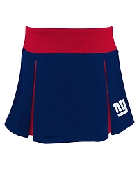 Outerstuff Girls Toddler 2-Piece Royal New York Giants Spirit Cheer Cheerleader Bloomers Set