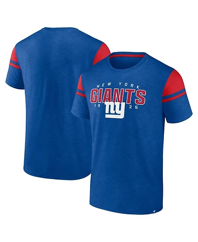 Fanatics Men's Royal New York Giants Old School Play Slub T-Shirt