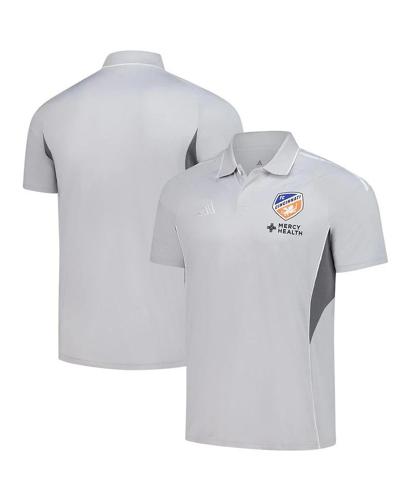 Adidas Men's Silver Fc Cincinnati 2025 Training Polo Shirt