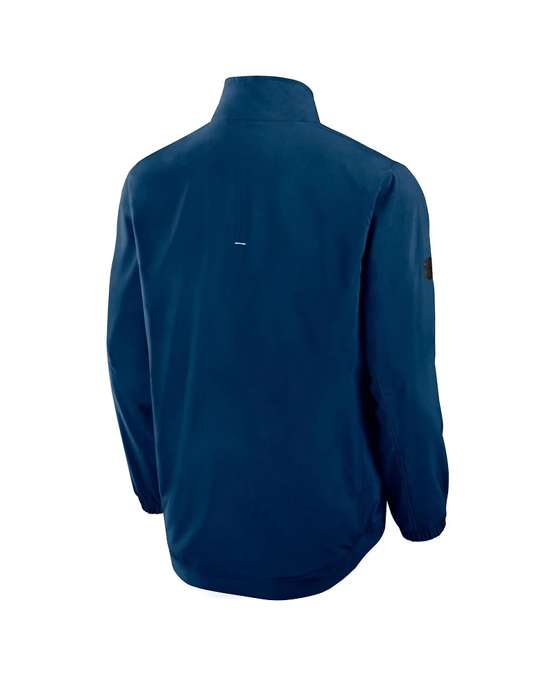 Fanatics Men's Deep Sea Blue Seattle Kraken Authentic Pro Rink Coaches Full-Zip Jacket
