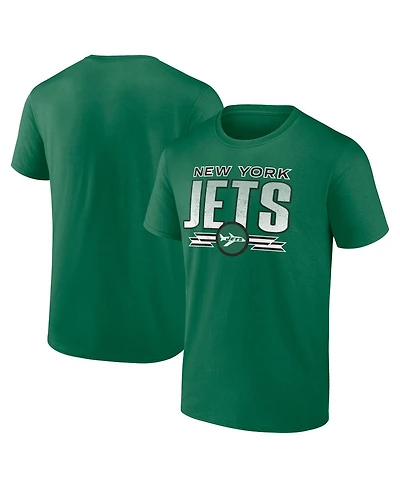 Fanatics Men's Kelly Green New York Jets Fading Out T-Shirt