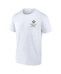 Fanatics Men's White New Orleans Saints Repeat Stats T-Shirt