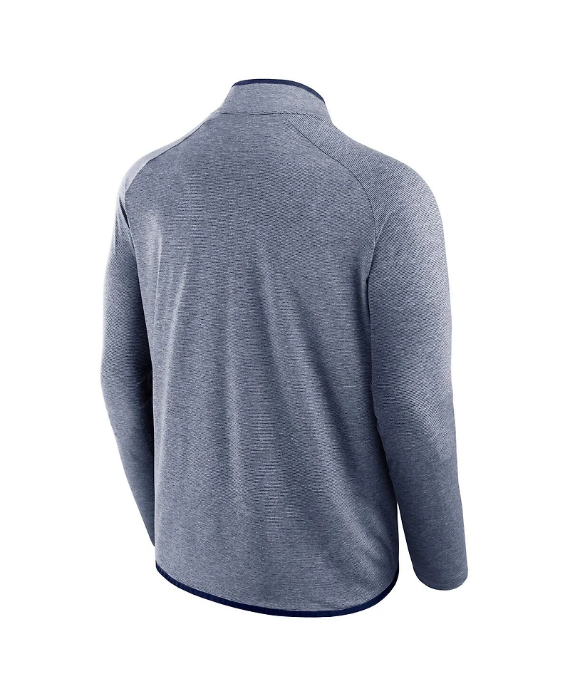 Fanatics Men's Navy Penn State Nittany Lions Mock Neck Half-Zip Pullover Jacket