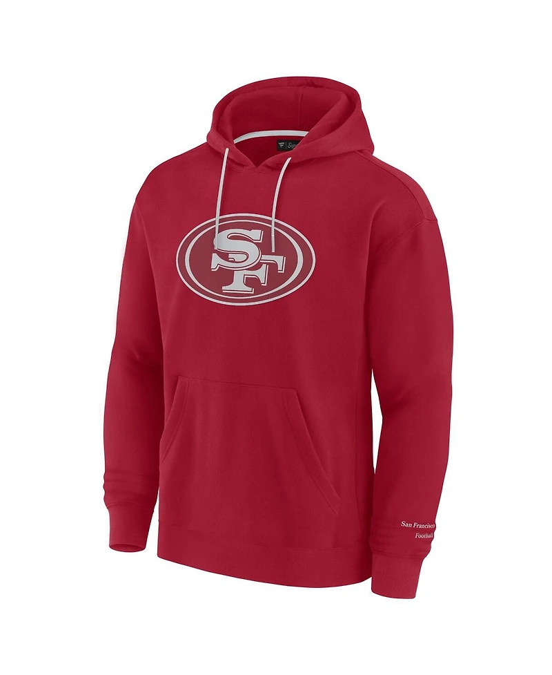 Fanatics Men's Scarlet San Francisco 49ers Elements Pace Pullover Hoodie