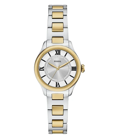 Fossil Women's Gilmore Three-Hand Two-Tone Stainless Steel Watch, 28mm