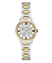 Fossil Women's Gilmore Three-Hand Two-Tone Stainless Steel Watch, 28mm