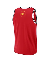 Fanatics Men's Red Kansas City Chiefs Elements Future Ground Jersey Tank Top
