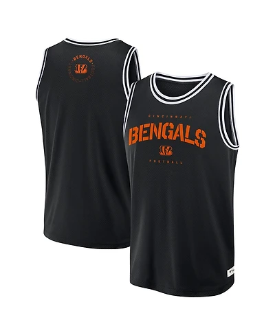 Fanatics Men's Black Cincinnati Bengals Elements Future Ground Jersey Tank Top