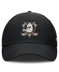 Fanatics Men's Black Anaheim Ducks Adjustable Hat