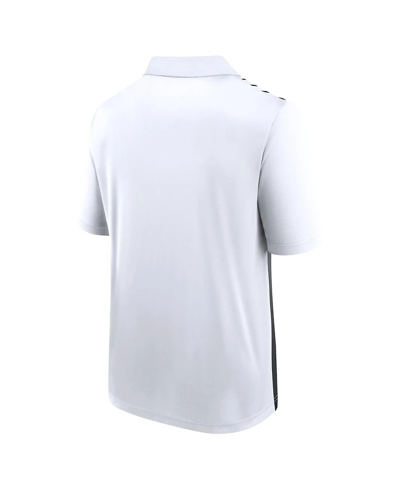 Logo Athletic Men's White Cleveland Browns Sandlot Game Polo Shirt