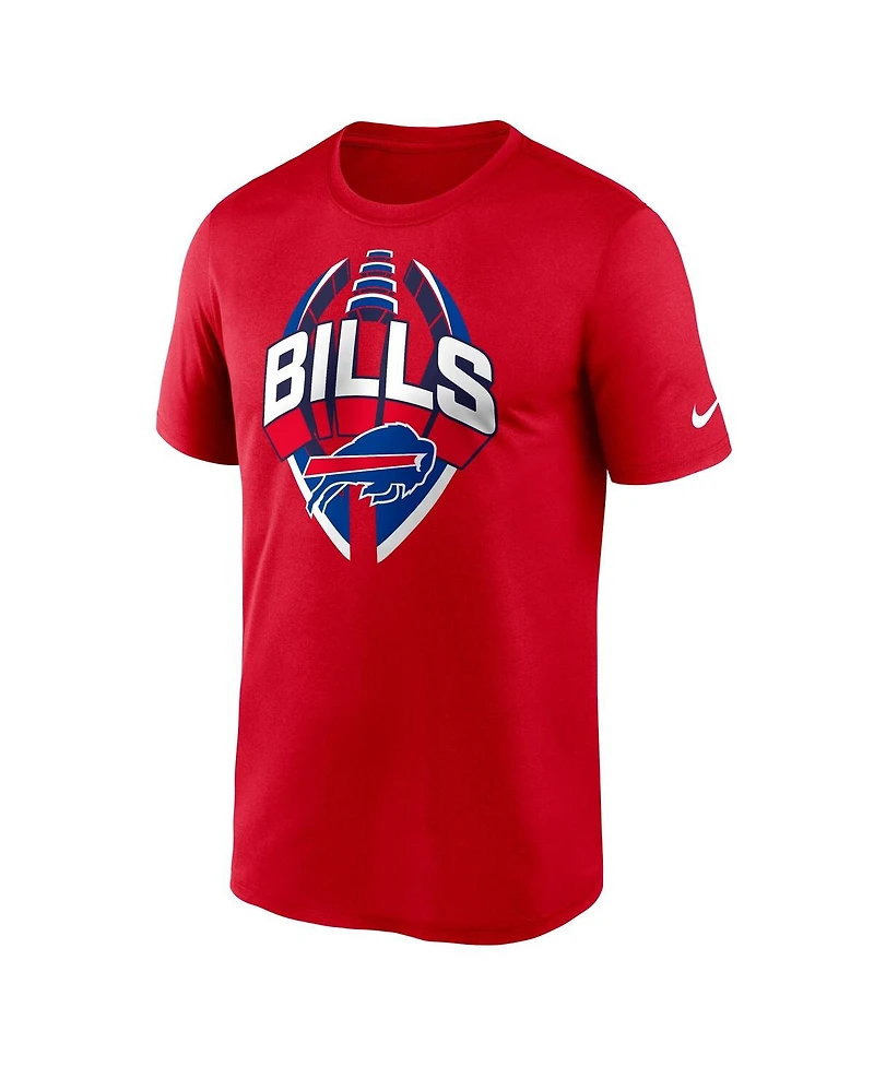 Nike Men's Red Buffalo Bills Legend Icon Performance T-Shirt