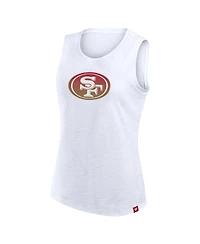 Fanatics Women's White San Francisco 49ers Slub Tank Top