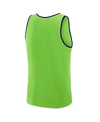 Logo Athletic Men's Neon Green Seattle Seahawks Unmatched Success Tank Top