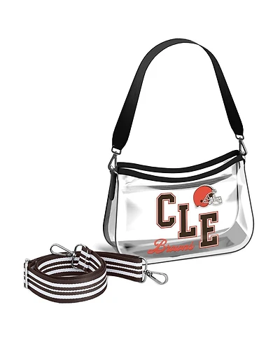 Wear by Erin Andrews Cleveland Browns Clear Stadium Mini Purse