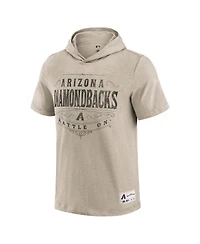 Fanatics Men's Tan Arizona Diamondbacks Hooded T-Shirt