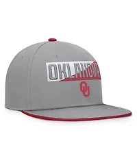 Fanatics Men's Gray Oklahoma Sooners Duo Snapback Hat