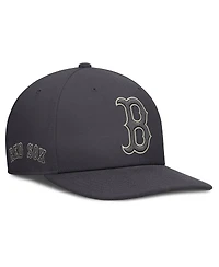Nike Men's Anthracite Boston Red Sox Statement Pro Snapback Hat