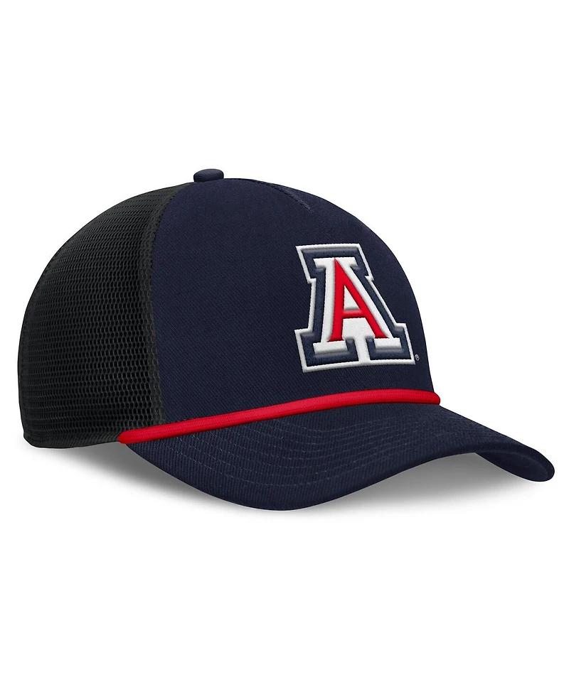 Nike Men's Navy Arizona Wildcats Rise Primetime Trucker Adjustable Hat