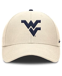 Nike Men's Natural West Virginia Mountaineers Rise Primetime Performance Trucker Adjustable Hat