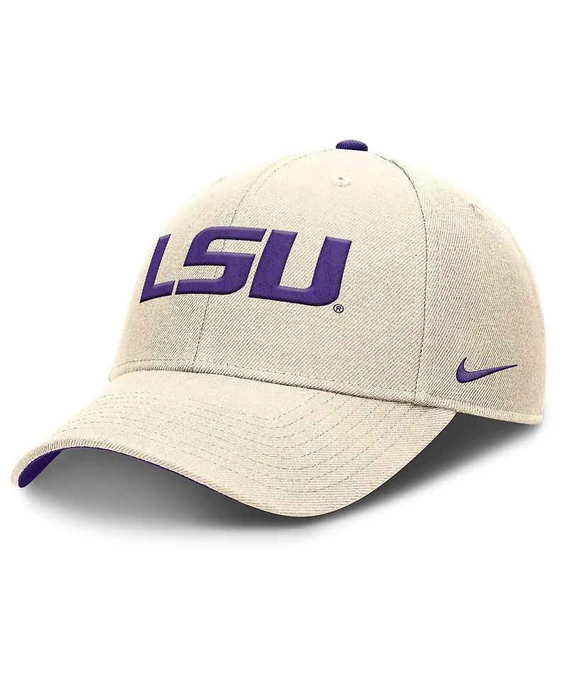 Nike Men's Natural Lsu Tigers Rise Primetime Performance Trucker Adjustable Hat