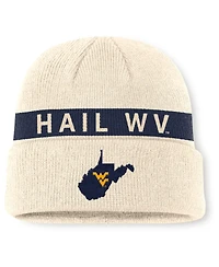 Nike Men's Natural West Virginia Mountaineers Peak Primetime Utility Cuffed Knit Hat