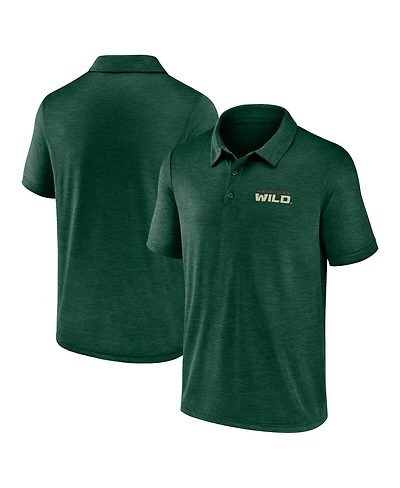 Logo Athletic Men's Green Minnesota Wild Unstoppable Polo Shirt