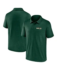 Logo Athletic Men's Green Minnesota Wild Unstoppable Polo Shirt