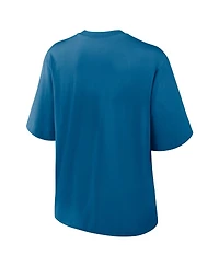 Nike Women's Blue Denver Broncos Glory Arch Boxy T-Shirt