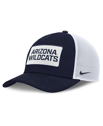Nike Men's Navy/White Arizona Wildcats 2025 On-Field Rise Patch Trucker Adjustable Hat