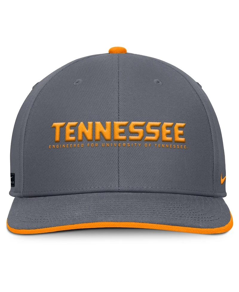 Nike Men's Gray Tennessee Volunteers 2025 On-Field Pro Performance Adjustable Hat