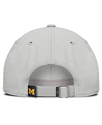 Jordan Men's Gray Michigan Wolverines 2025 On-Field Gameday Club Adjustable Hat