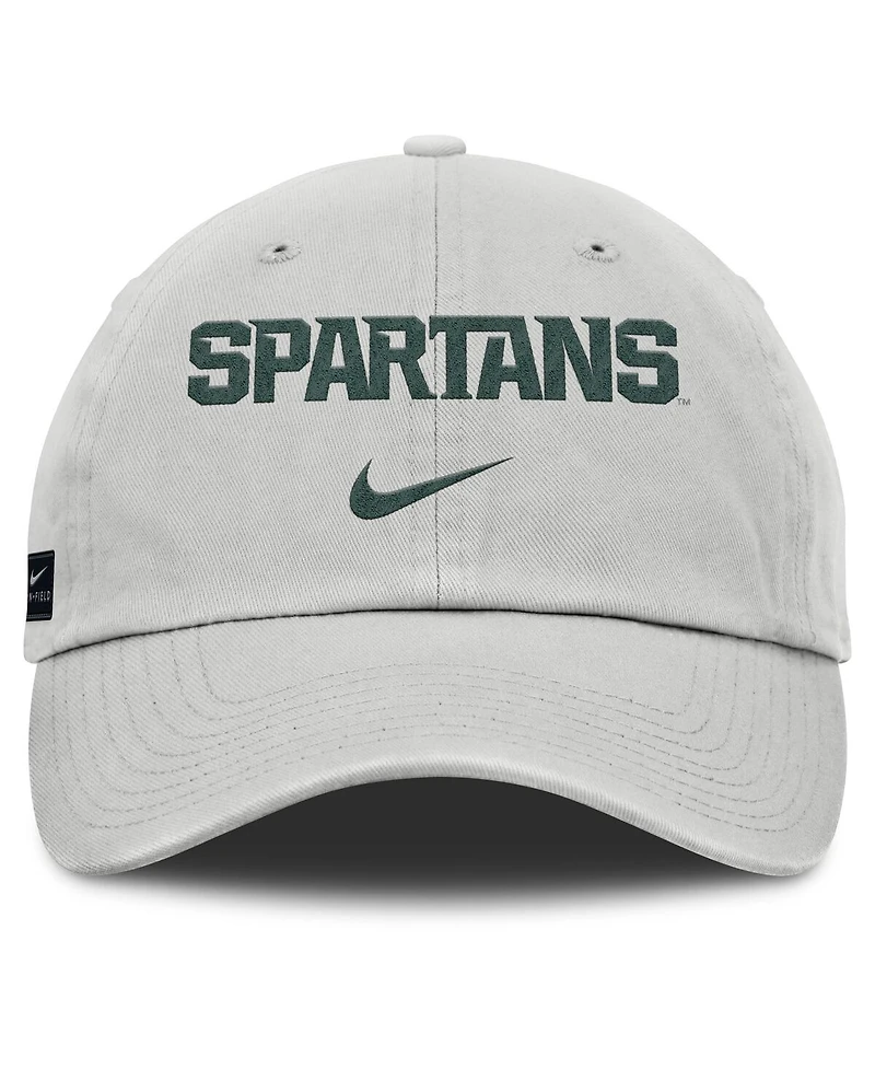 Nike Men's Gray Michigan State Spartans 2025 On-Field Gameday Club Adjustable Hat